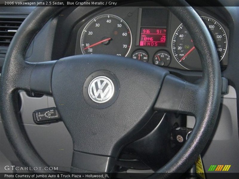 Blue Graphite Metallic / Grey 2006 Volkswagen Jetta 2.5 Sedan
