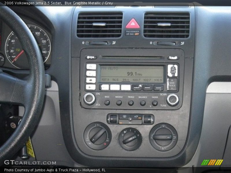 Blue Graphite Metallic / Grey 2006 Volkswagen Jetta 2.5 Sedan
