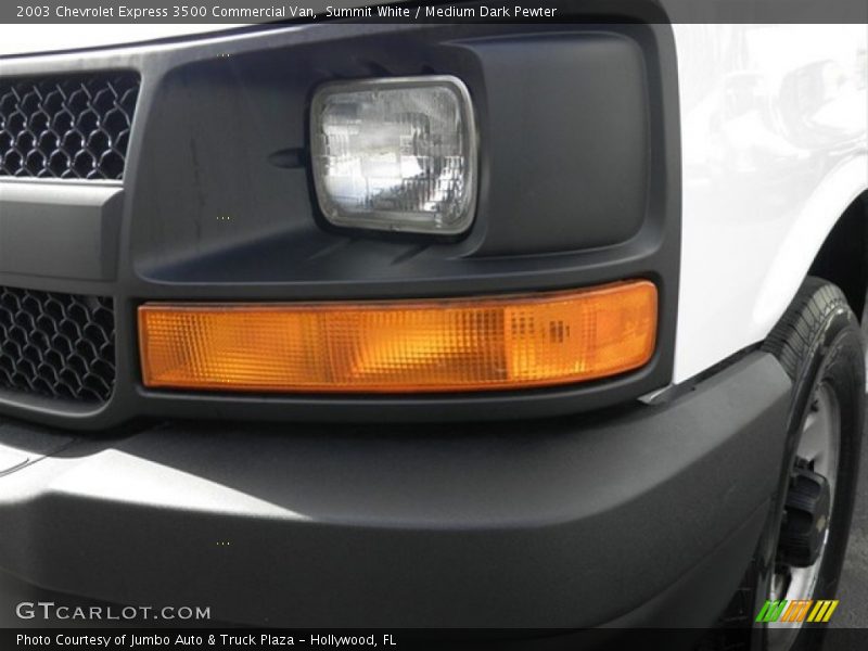 Summit White / Medium Dark Pewter 2003 Chevrolet Express 3500 Commercial Van