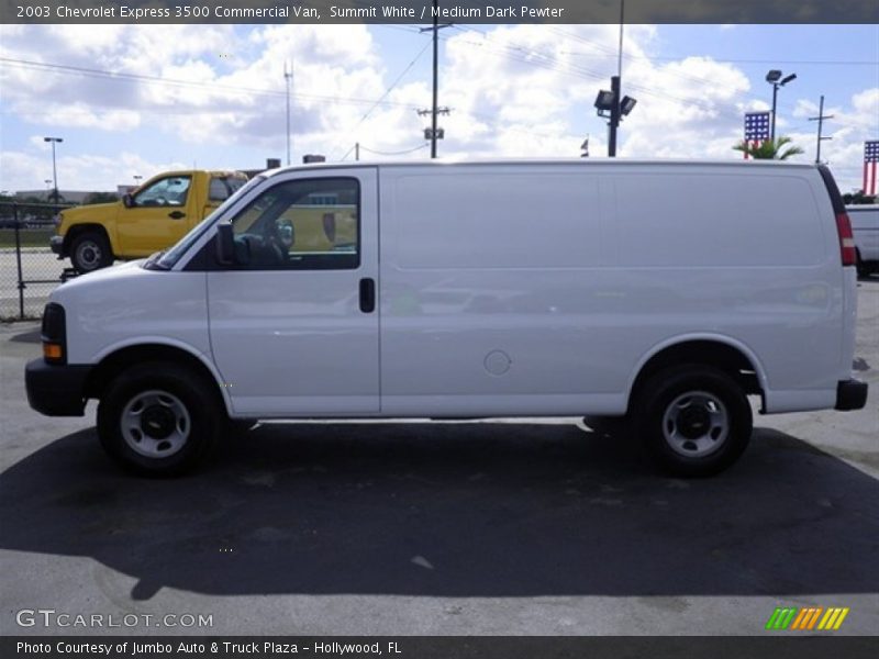 Summit White / Medium Dark Pewter 2003 Chevrolet Express 3500 Commercial Van