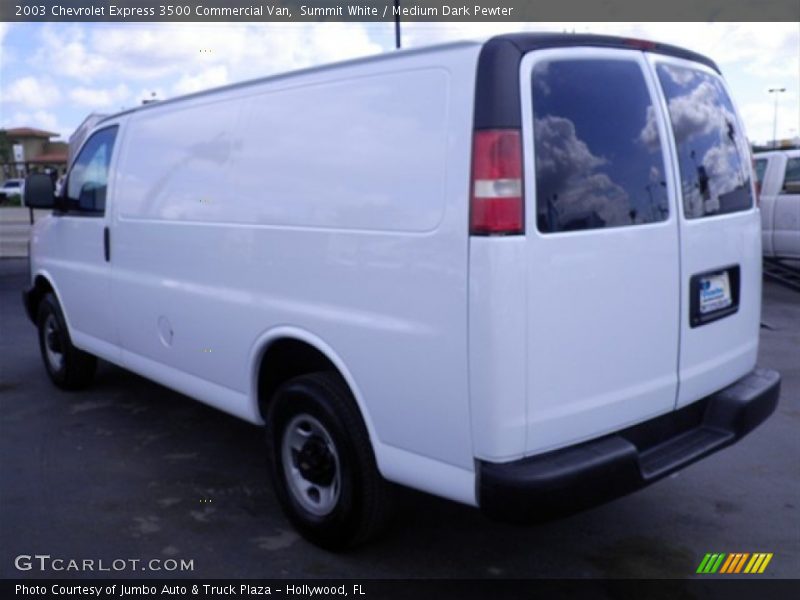Summit White / Medium Dark Pewter 2003 Chevrolet Express 3500 Commercial Van