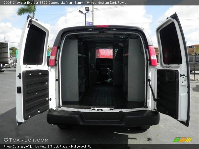 Summit White / Medium Dark Pewter 2003 Chevrolet Express 3500 Commercial Van