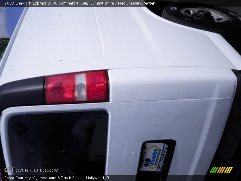 Summit White / Medium Dark Pewter 2003 Chevrolet Express 3500 Commercial Van
