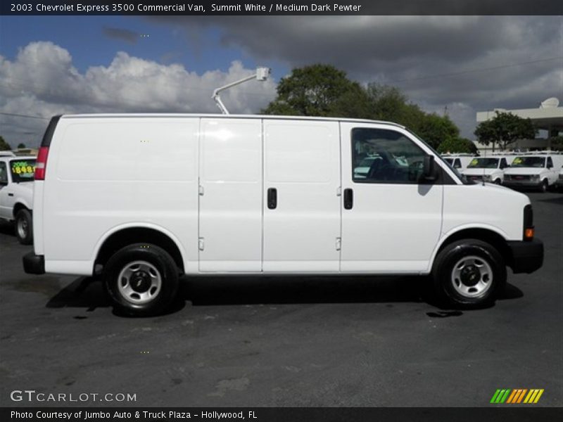 Summit White / Medium Dark Pewter 2003 Chevrolet Express 3500 Commercial Van