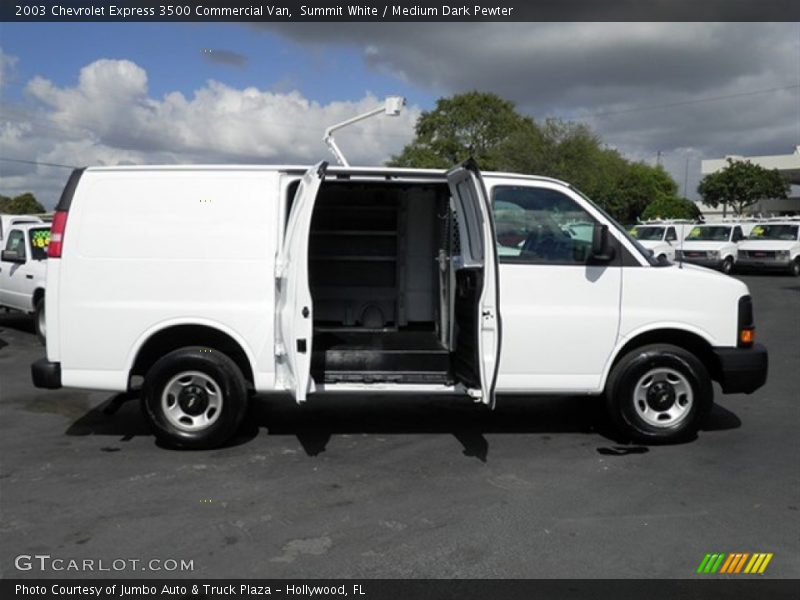 Summit White / Medium Dark Pewter 2003 Chevrolet Express 3500 Commercial Van