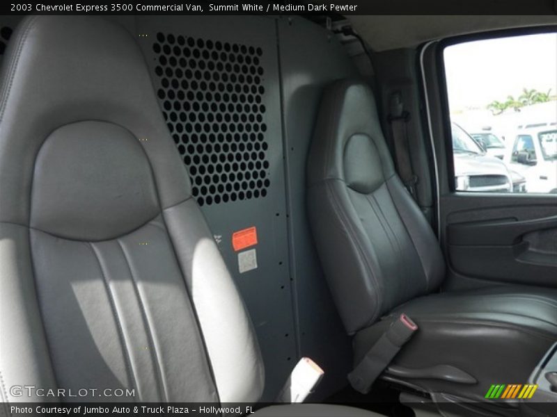 Summit White / Medium Dark Pewter 2003 Chevrolet Express 3500 Commercial Van