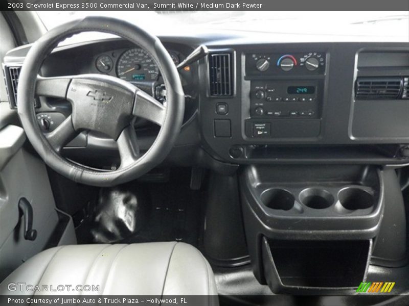 Summit White / Medium Dark Pewter 2003 Chevrolet Express 3500 Commercial Van