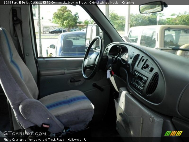  1998 E Series Cutaway E350 Commercial Moving Truck Medium Graphite Interior
