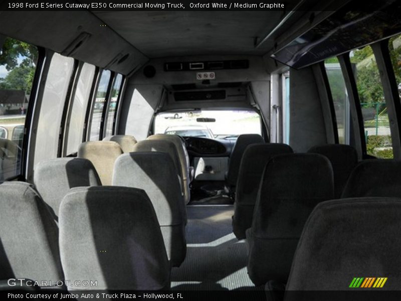 Oxford White / Medium Graphite 1998 Ford E Series Cutaway E350 Commercial Moving Truck
