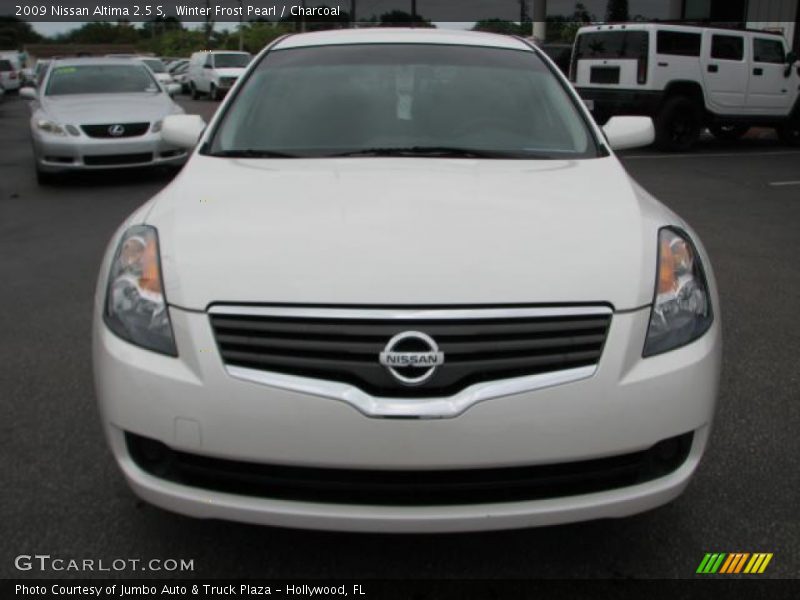 Winter Frost Pearl / Charcoal 2009 Nissan Altima 2.5 S