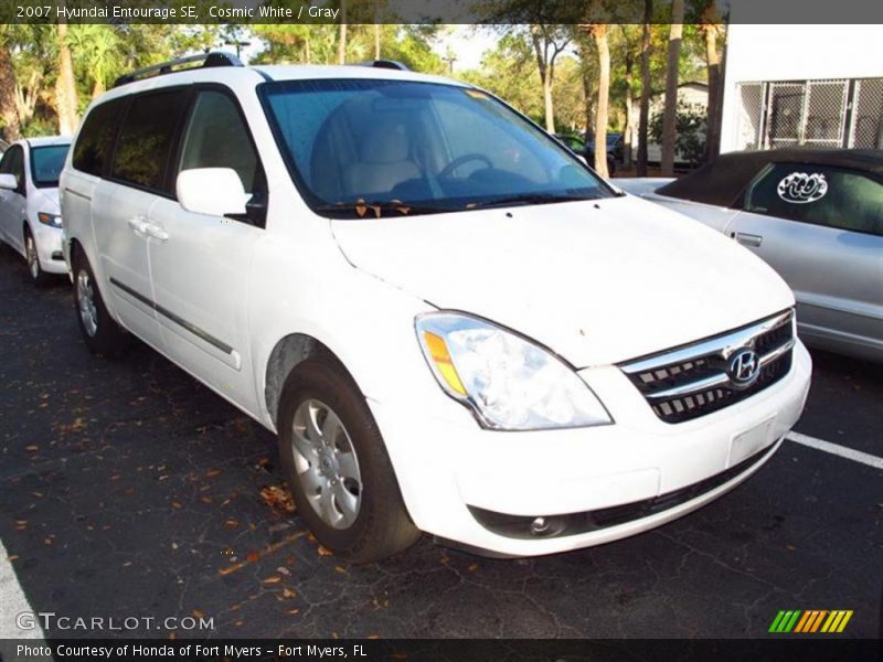 Cosmic White / Gray 2007 Hyundai Entourage SE