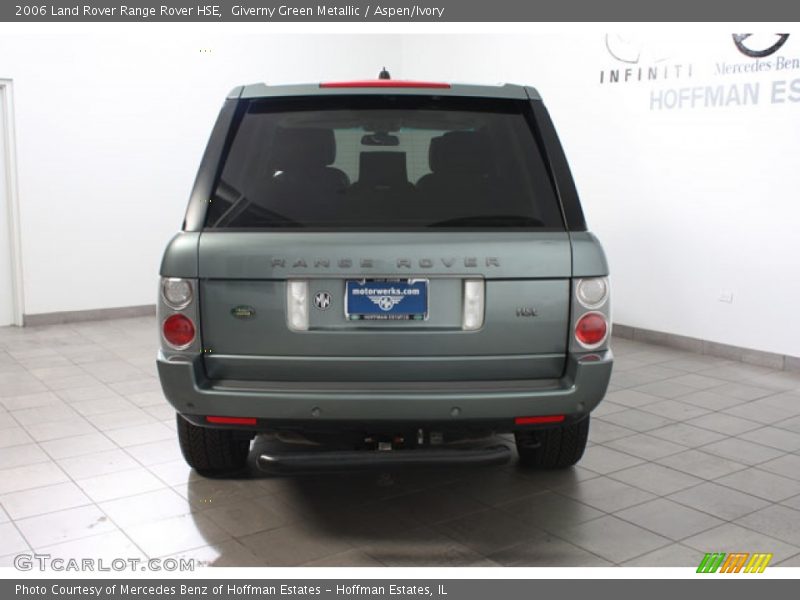 Giverny Green Metallic / Aspen/Ivory 2006 Land Rover Range Rover HSE