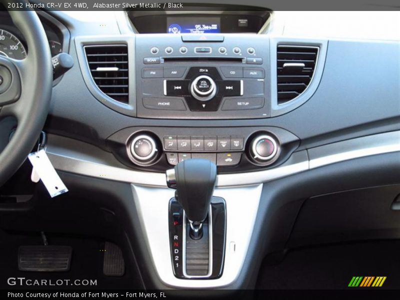 Alabaster Silver Metallic / Black 2012 Honda CR-V EX 4WD