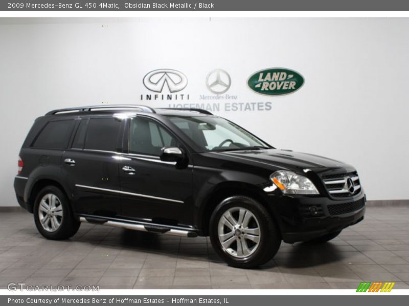 Obsidian Black Metallic / Black 2009 Mercedes-Benz GL 450 4Matic