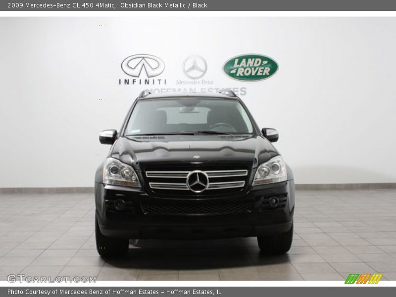 Obsidian Black Metallic / Black 2009 Mercedes-Benz GL 450 4Matic