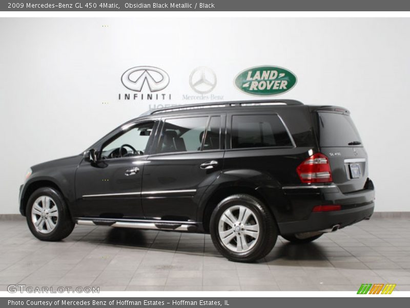 Obsidian Black Metallic / Black 2009 Mercedes-Benz GL 450 4Matic