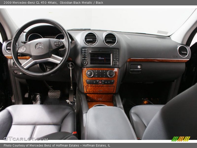 Obsidian Black Metallic / Black 2009 Mercedes-Benz GL 450 4Matic