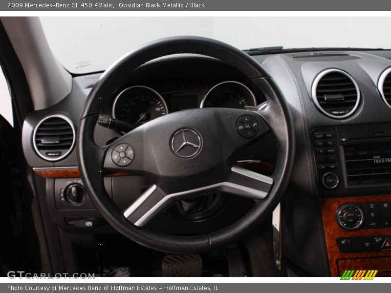 Obsidian Black Metallic / Black 2009 Mercedes-Benz GL 450 4Matic