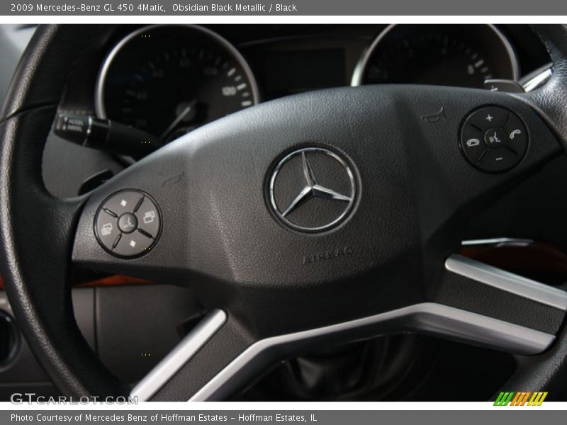 Obsidian Black Metallic / Black 2009 Mercedes-Benz GL 450 4Matic