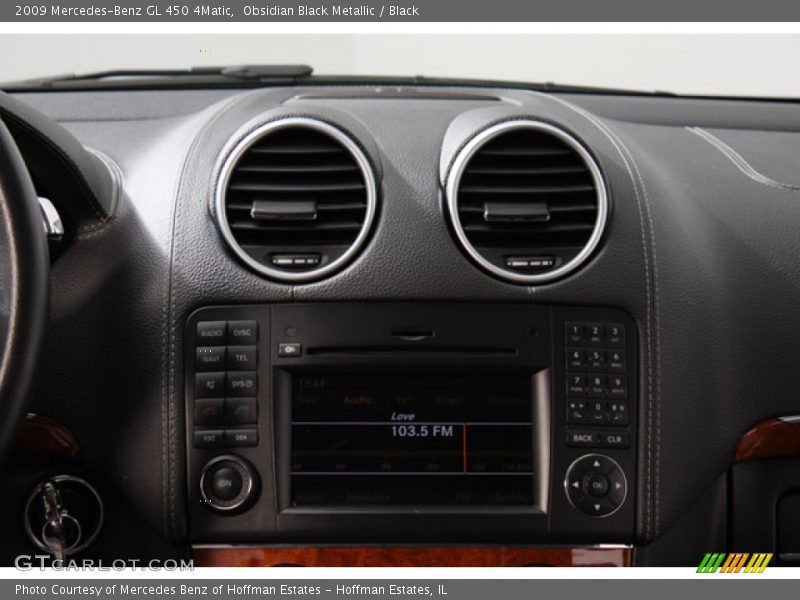 Obsidian Black Metallic / Black 2009 Mercedes-Benz GL 450 4Matic