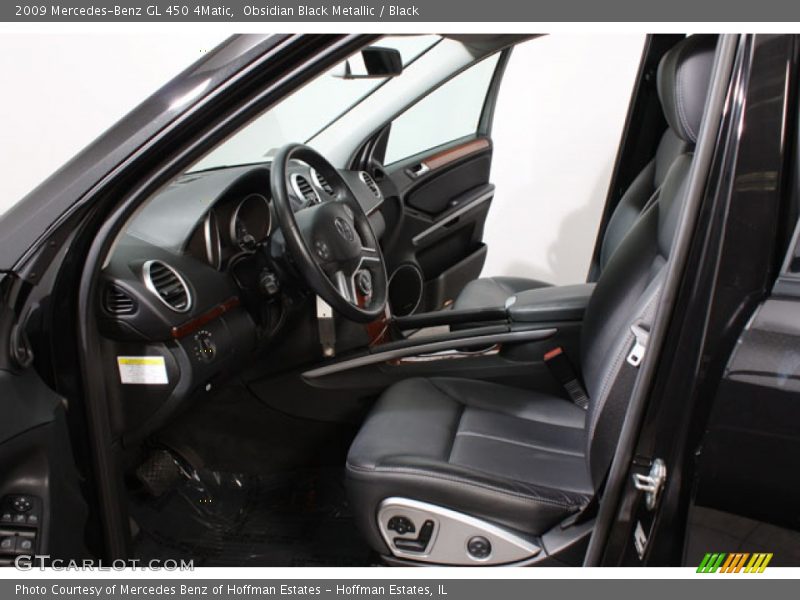 Obsidian Black Metallic / Black 2009 Mercedes-Benz GL 450 4Matic