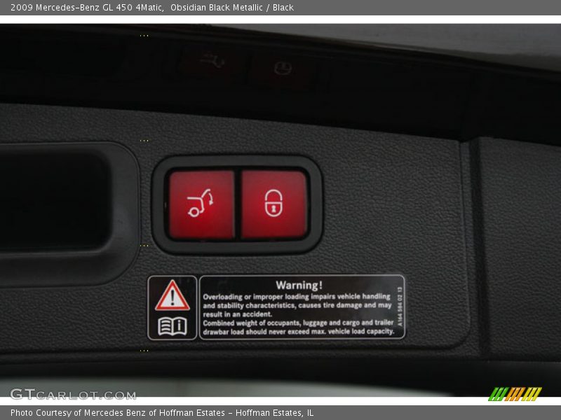 Obsidian Black Metallic / Black 2009 Mercedes-Benz GL 450 4Matic