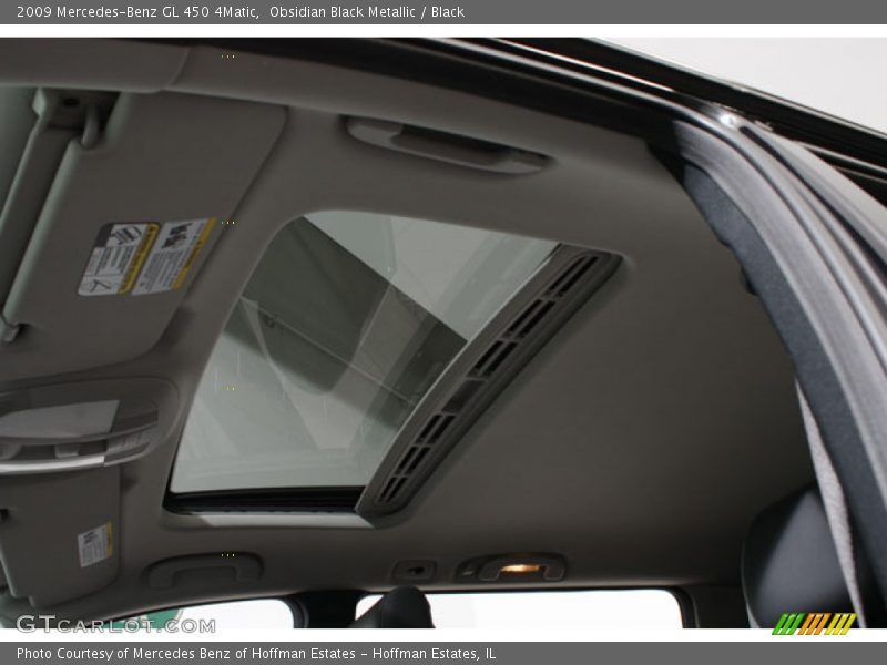 Obsidian Black Metallic / Black 2009 Mercedes-Benz GL 450 4Matic