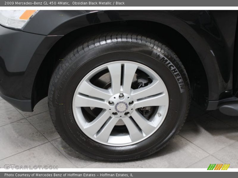 Obsidian Black Metallic / Black 2009 Mercedes-Benz GL 450 4Matic