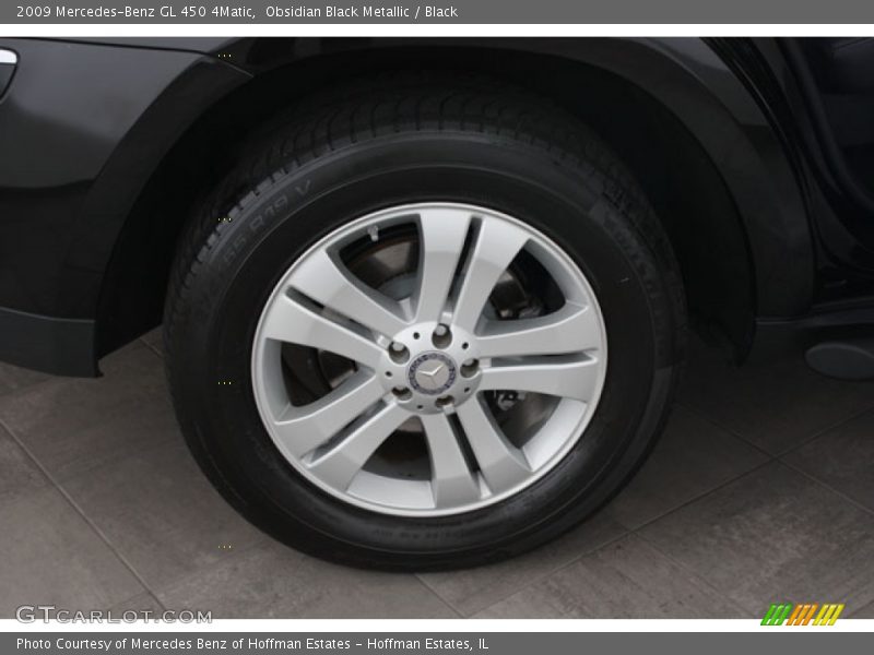Obsidian Black Metallic / Black 2009 Mercedes-Benz GL 450 4Matic