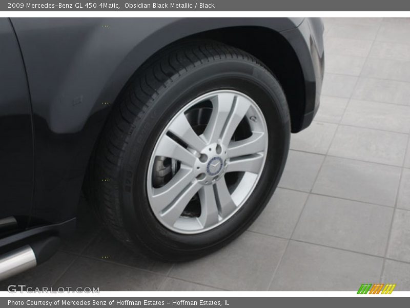 Obsidian Black Metallic / Black 2009 Mercedes-Benz GL 450 4Matic