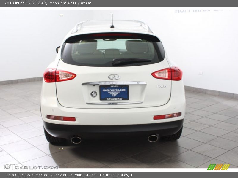 Moonlight White / Wheat 2010 Infiniti EX 35 AWD