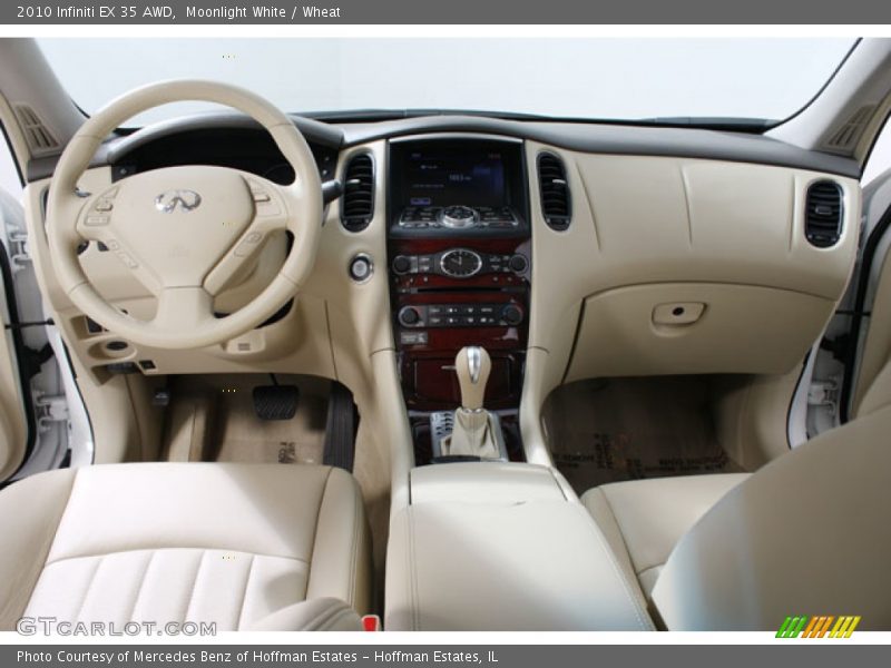 Moonlight White / Wheat 2010 Infiniti EX 35 AWD