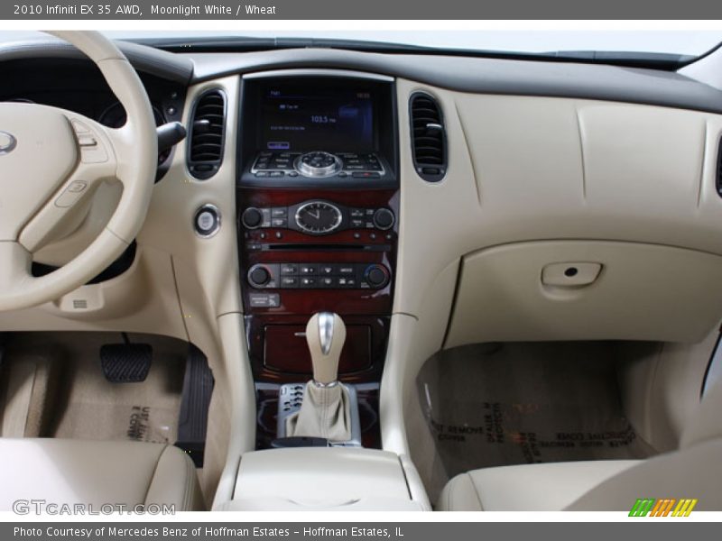 Moonlight White / Wheat 2010 Infiniti EX 35 AWD
