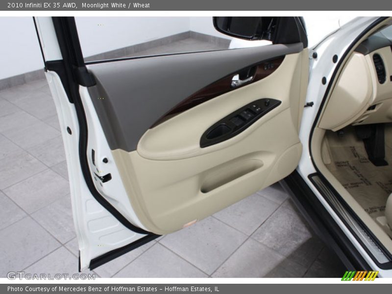 Moonlight White / Wheat 2010 Infiniti EX 35 AWD