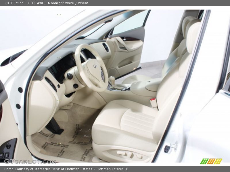 Moonlight White / Wheat 2010 Infiniti EX 35 AWD