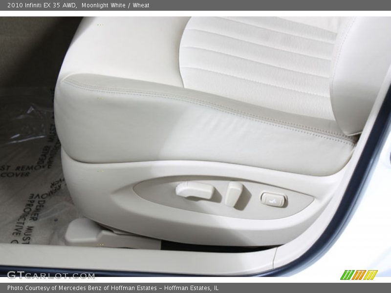 Moonlight White / Wheat 2010 Infiniti EX 35 AWD