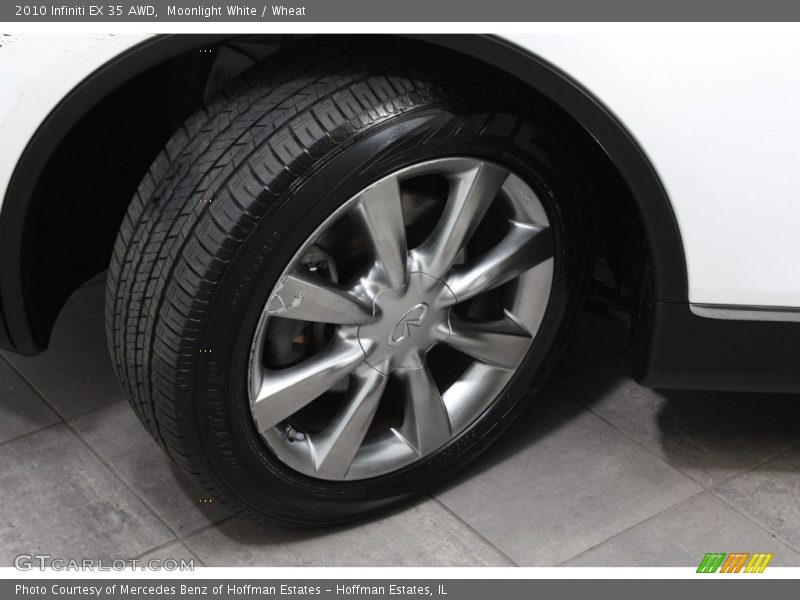 Moonlight White / Wheat 2010 Infiniti EX 35 AWD