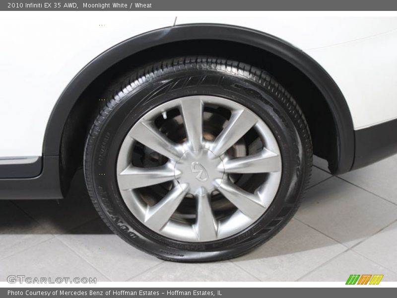 Moonlight White / Wheat 2010 Infiniti EX 35 AWD