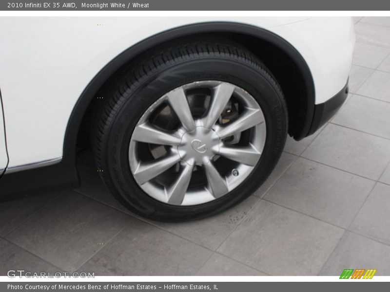 Moonlight White / Wheat 2010 Infiniti EX 35 AWD
