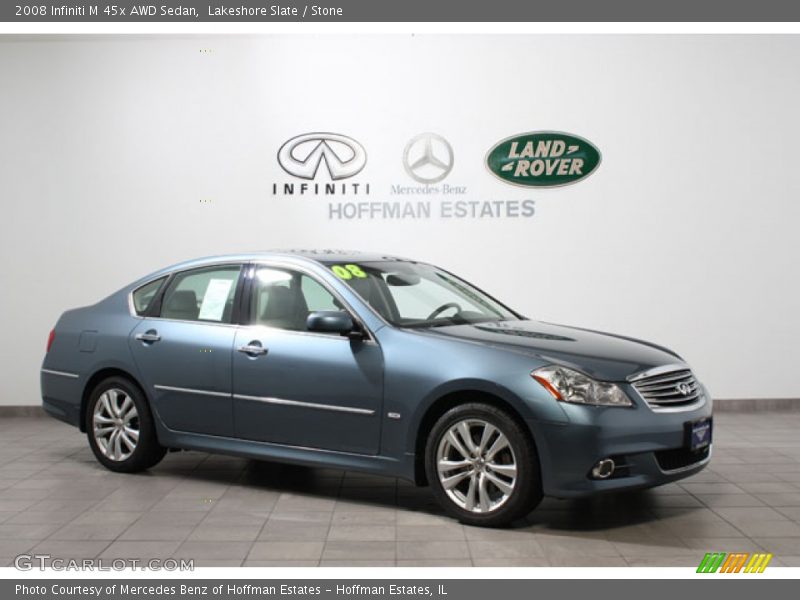 Lakeshore Slate / Stone 2008 Infiniti M 45x AWD Sedan