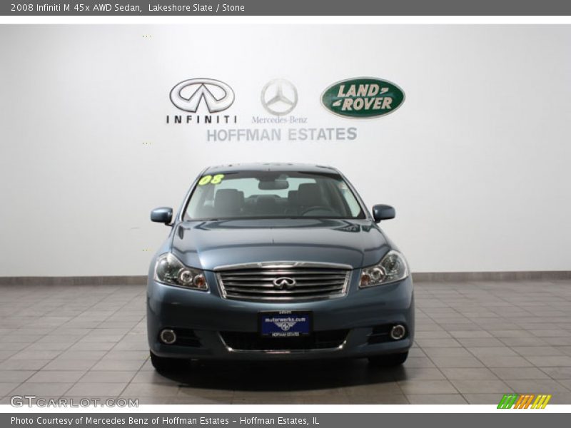 Lakeshore Slate / Stone 2008 Infiniti M 45x AWD Sedan