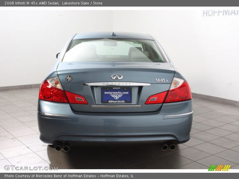 Lakeshore Slate / Stone 2008 Infiniti M 45x AWD Sedan