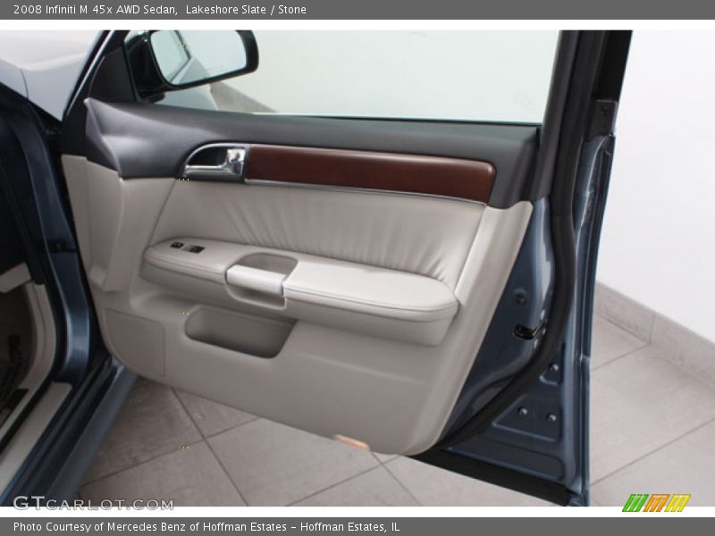 Lakeshore Slate / Stone 2008 Infiniti M 45x AWD Sedan