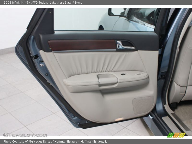 Lakeshore Slate / Stone 2008 Infiniti M 45x AWD Sedan