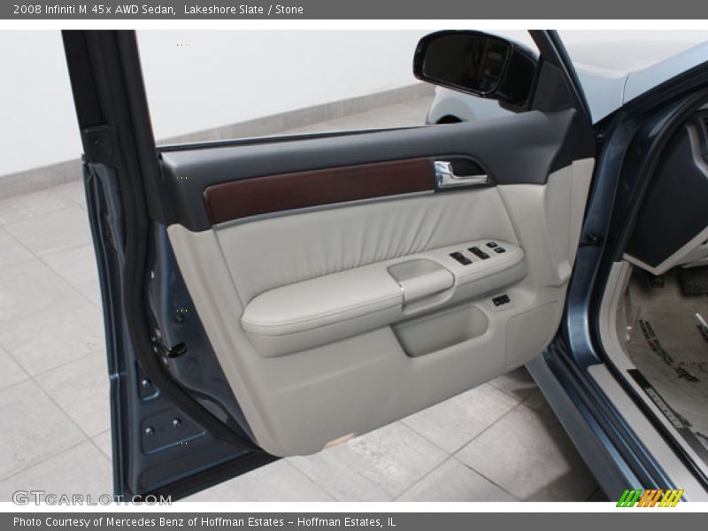 Lakeshore Slate / Stone 2008 Infiniti M 45x AWD Sedan