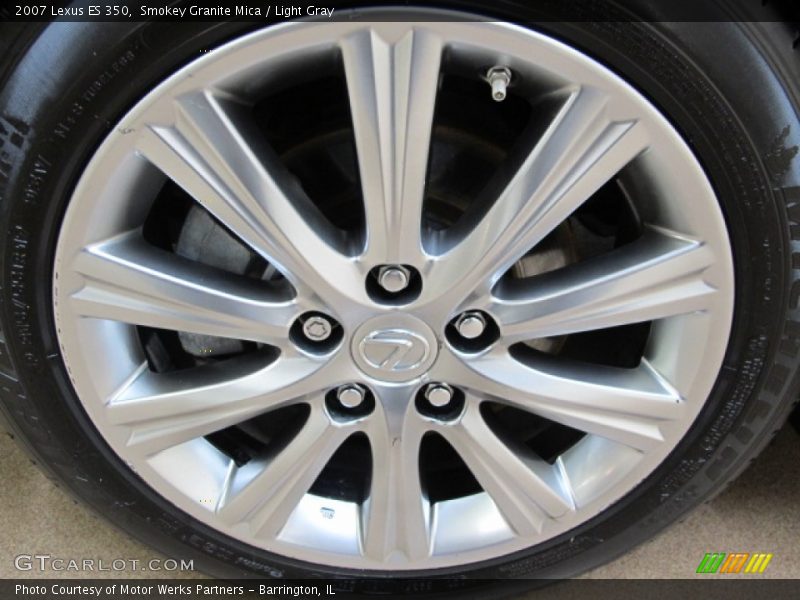 Smokey Granite Mica / Light Gray 2007 Lexus ES 350