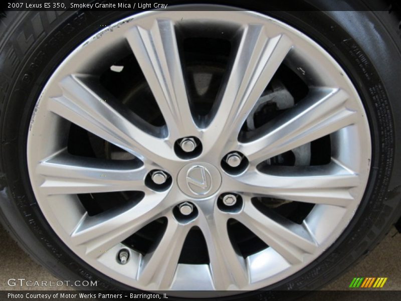 Smokey Granite Mica / Light Gray 2007 Lexus ES 350