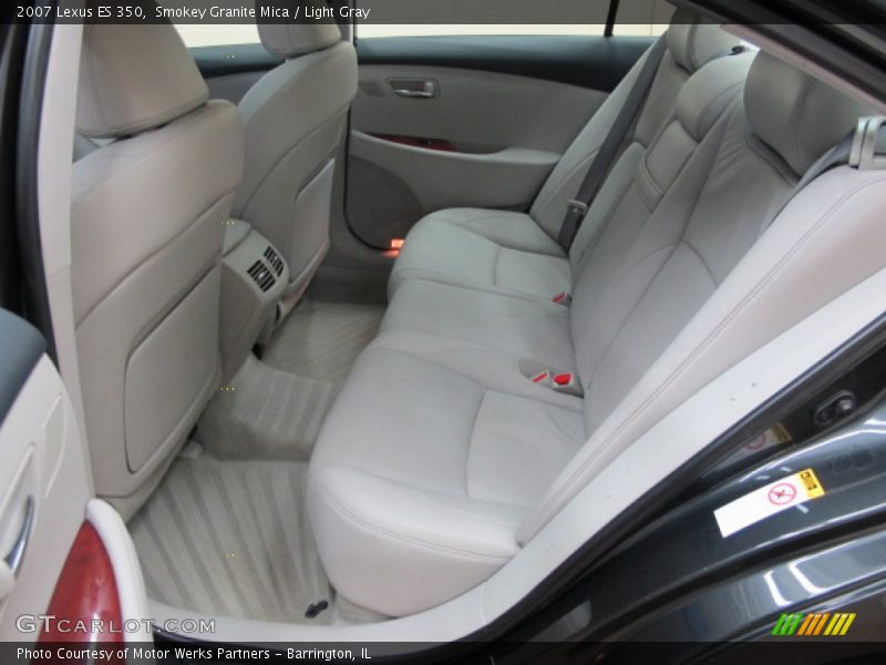 Rear Seat of 2007 ES 350