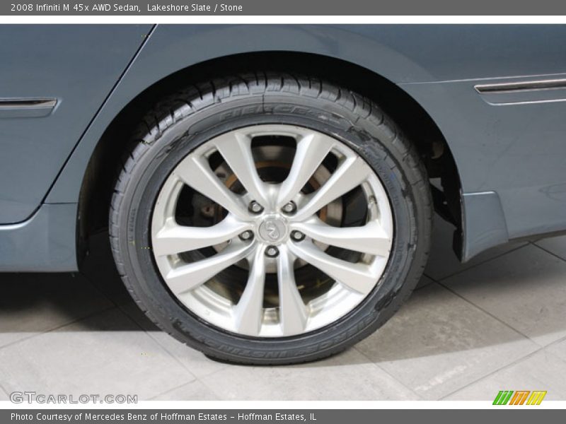 Lakeshore Slate / Stone 2008 Infiniti M 45x AWD Sedan