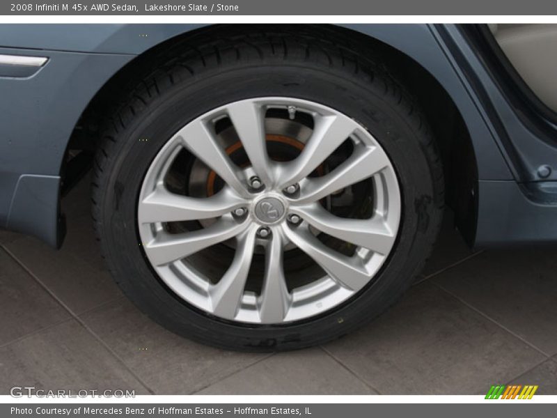 Lakeshore Slate / Stone 2008 Infiniti M 45x AWD Sedan